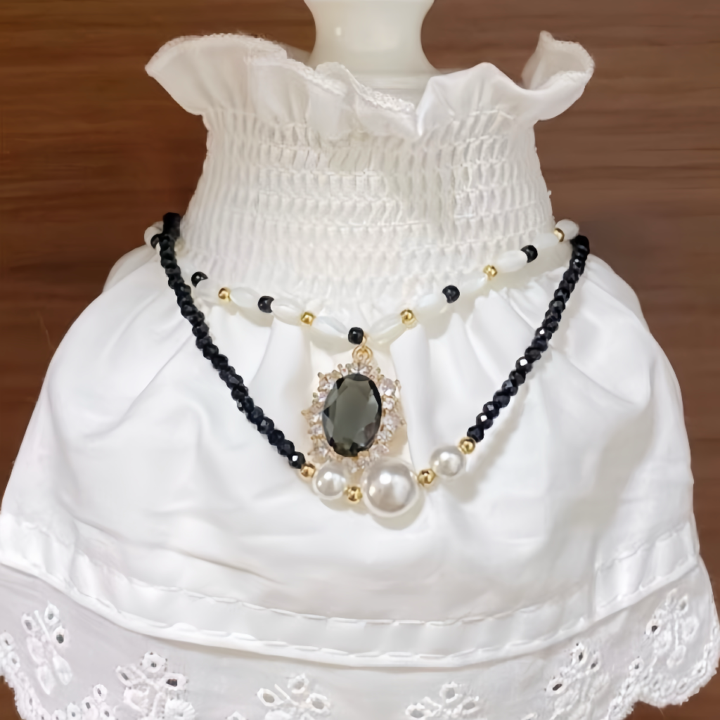 Matching Set Series - Panda Crystal Pendant Necklace