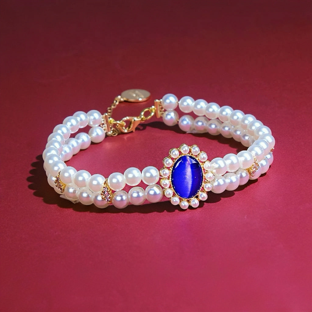 Pearl Series - Cat's Eye Gemstone Necklace