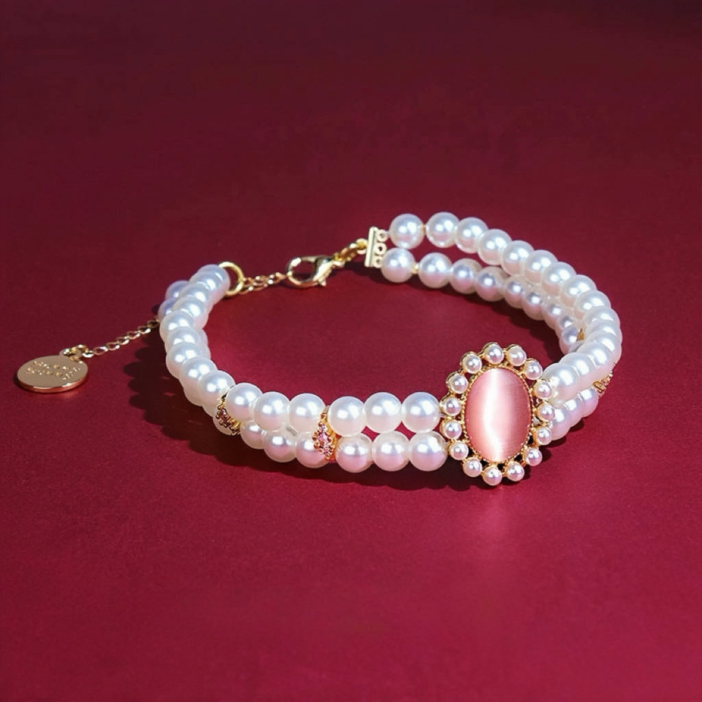Pearl Series - Cat's Eye Gemstone Necklace