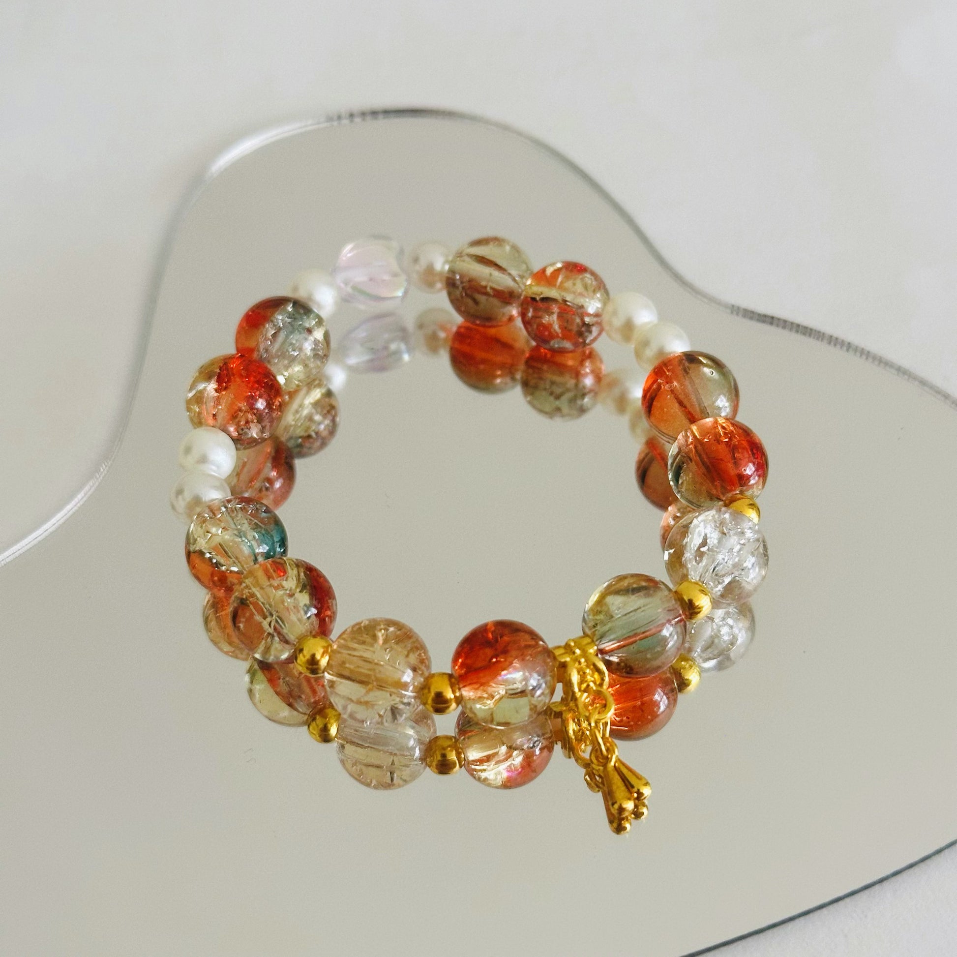 Matching Set Series - Golden Fantasy Necklace