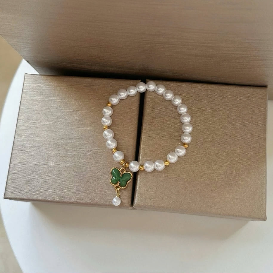 Jade Series -  Butterfly Pendant Necklace
