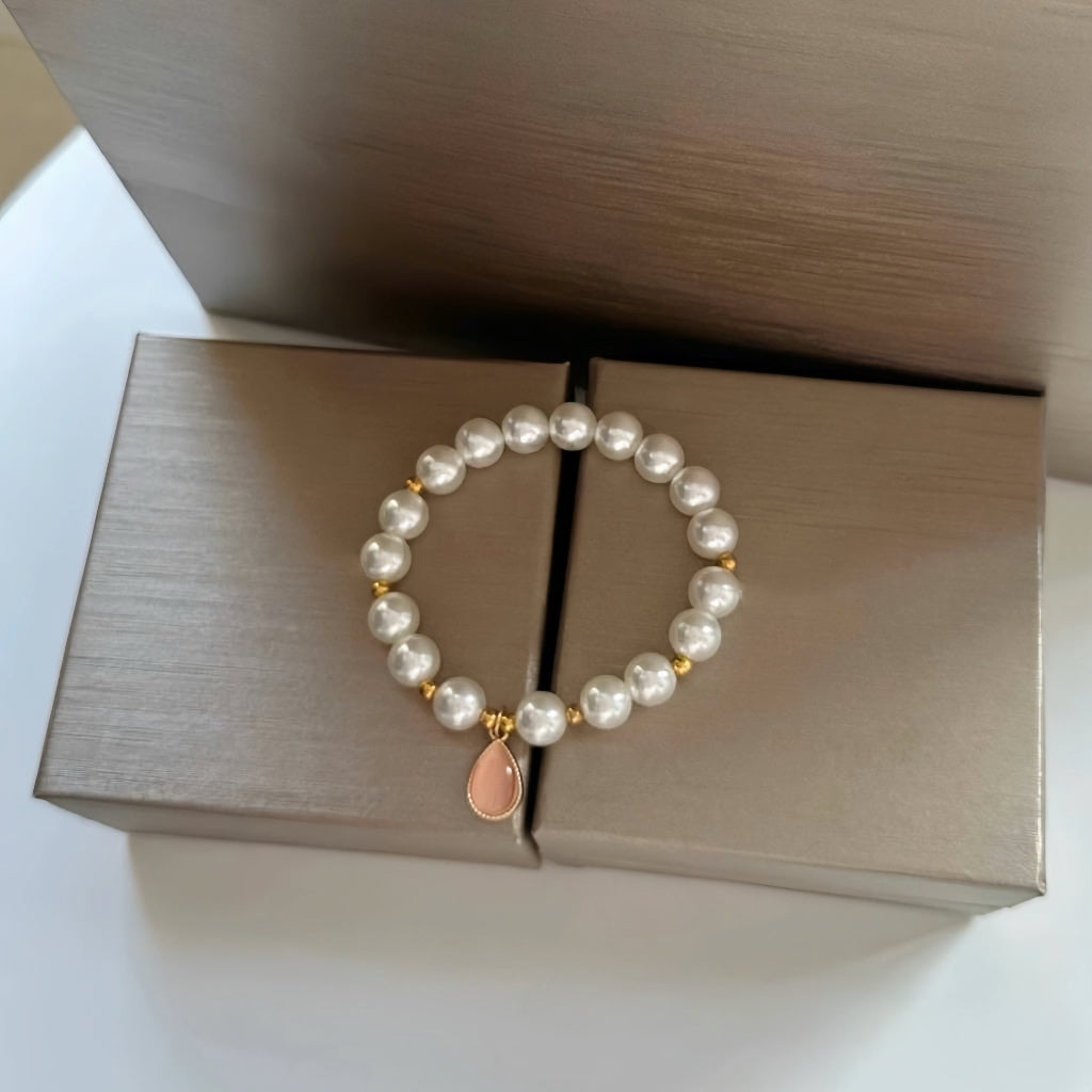 Pearl Series - Waterdrop Gemstone Pendant Necklace