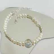 Crystal series - Heart of Saturn Necklace