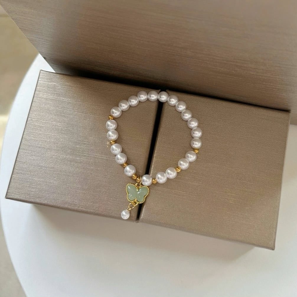 Jade Series -  Butterfly Pendant Necklace
