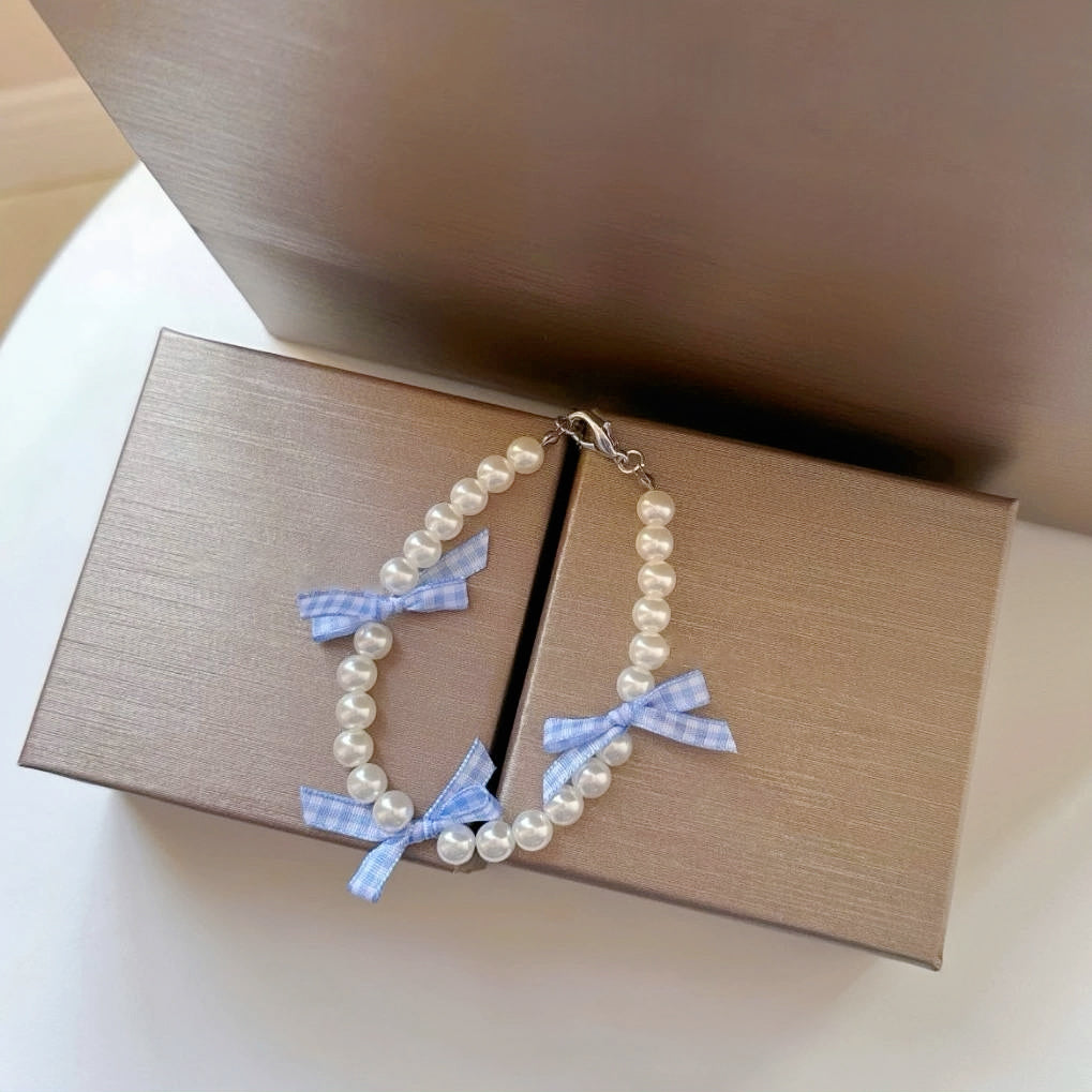 Bow-tie Series - Waffle Necklace