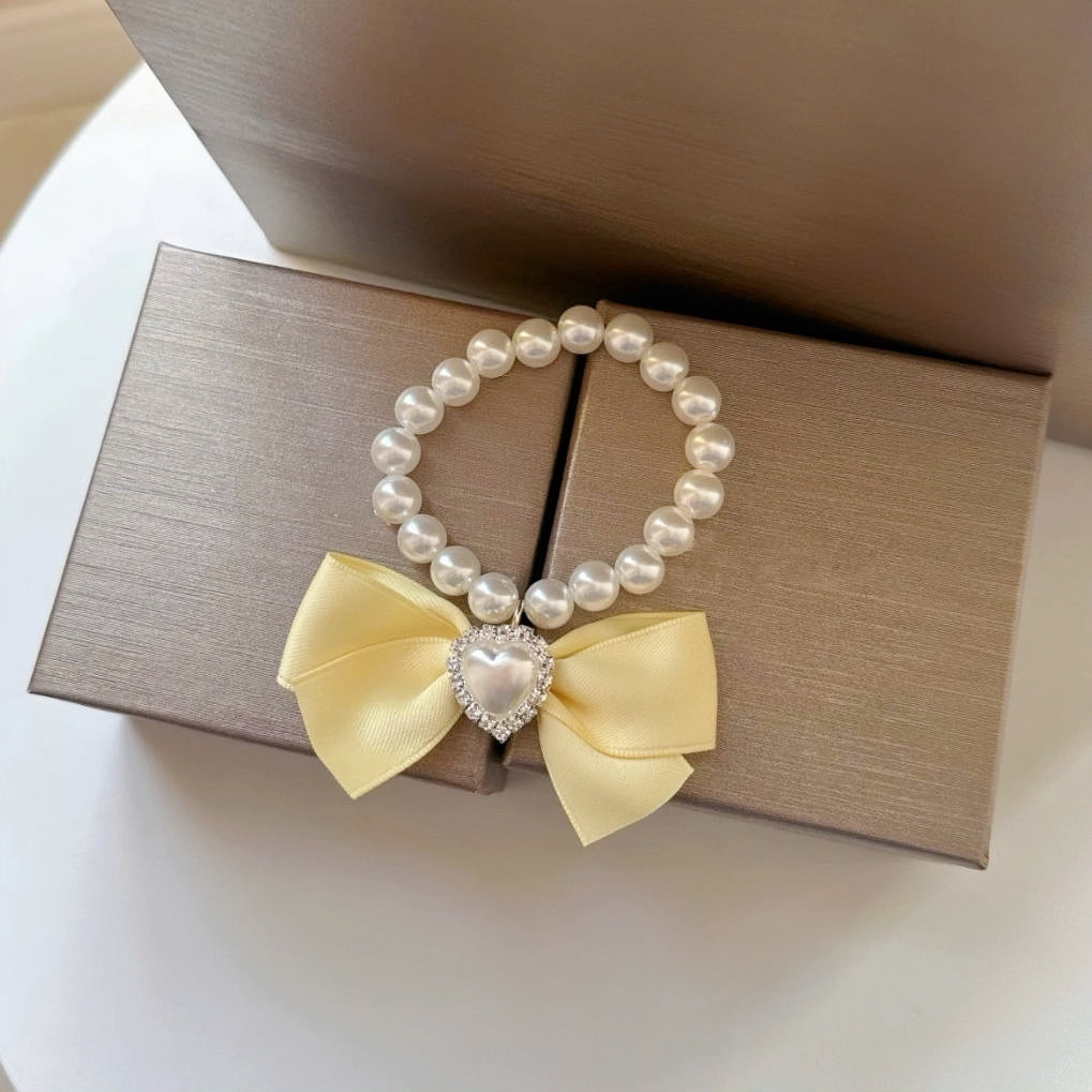 Bow-tie Series - Ribbon Heart Necklace