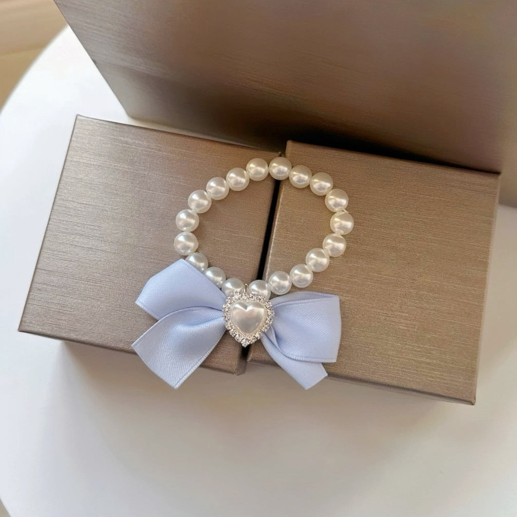 Bow-tie Series - Ribbon Heart Necklace