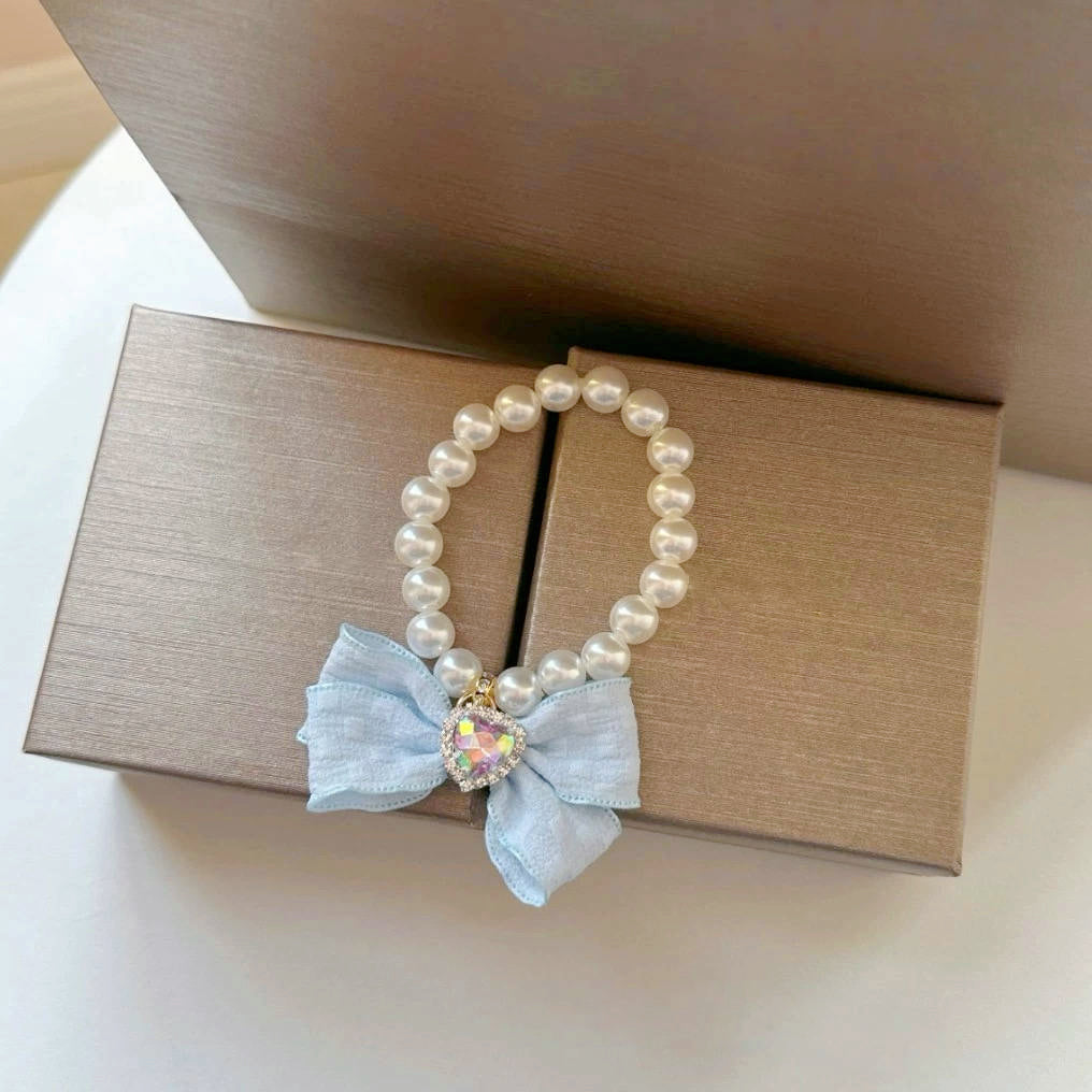 Bow-tie Series - Heart Gemstone Necklace