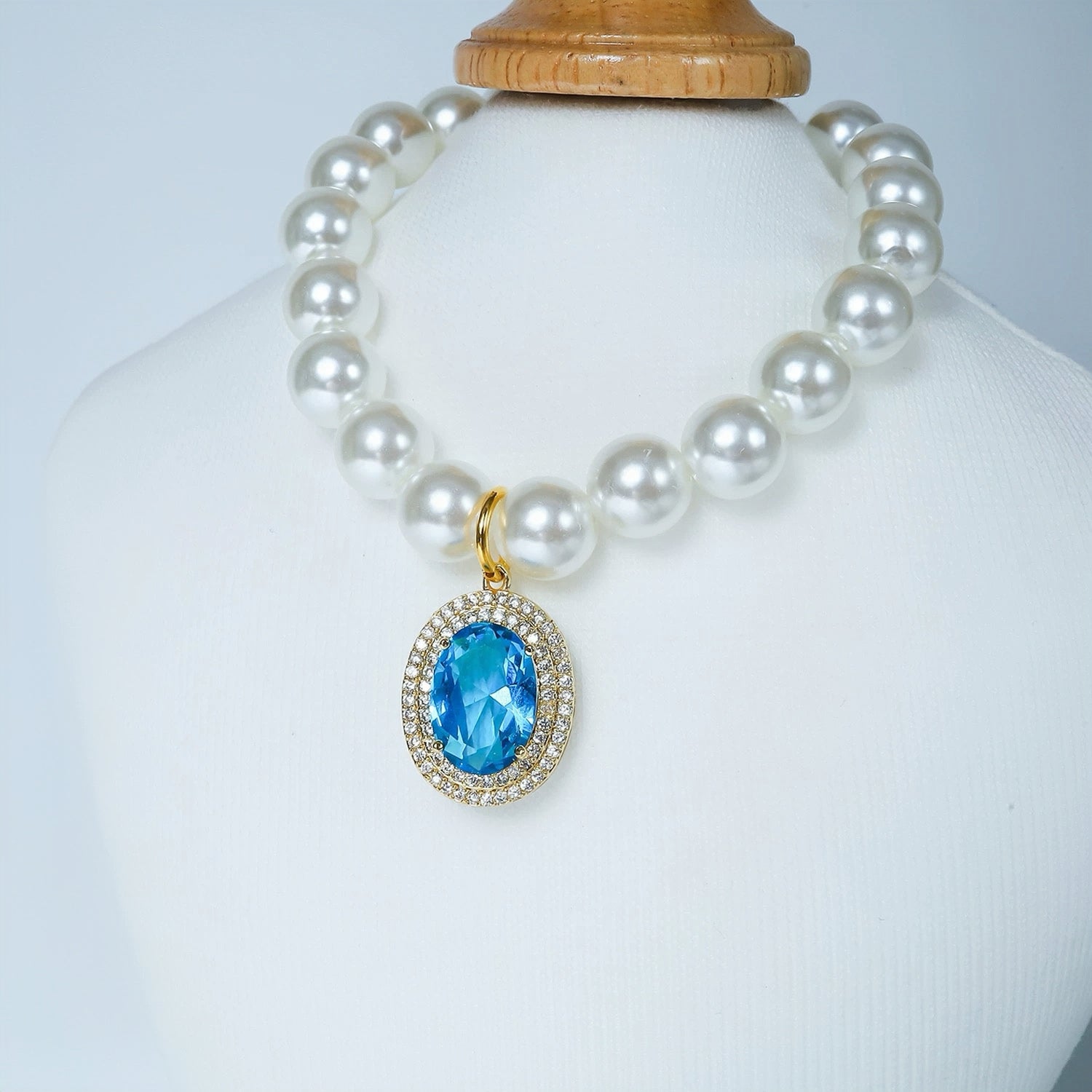 Pearl Series - Gemstone Pendant Necklace