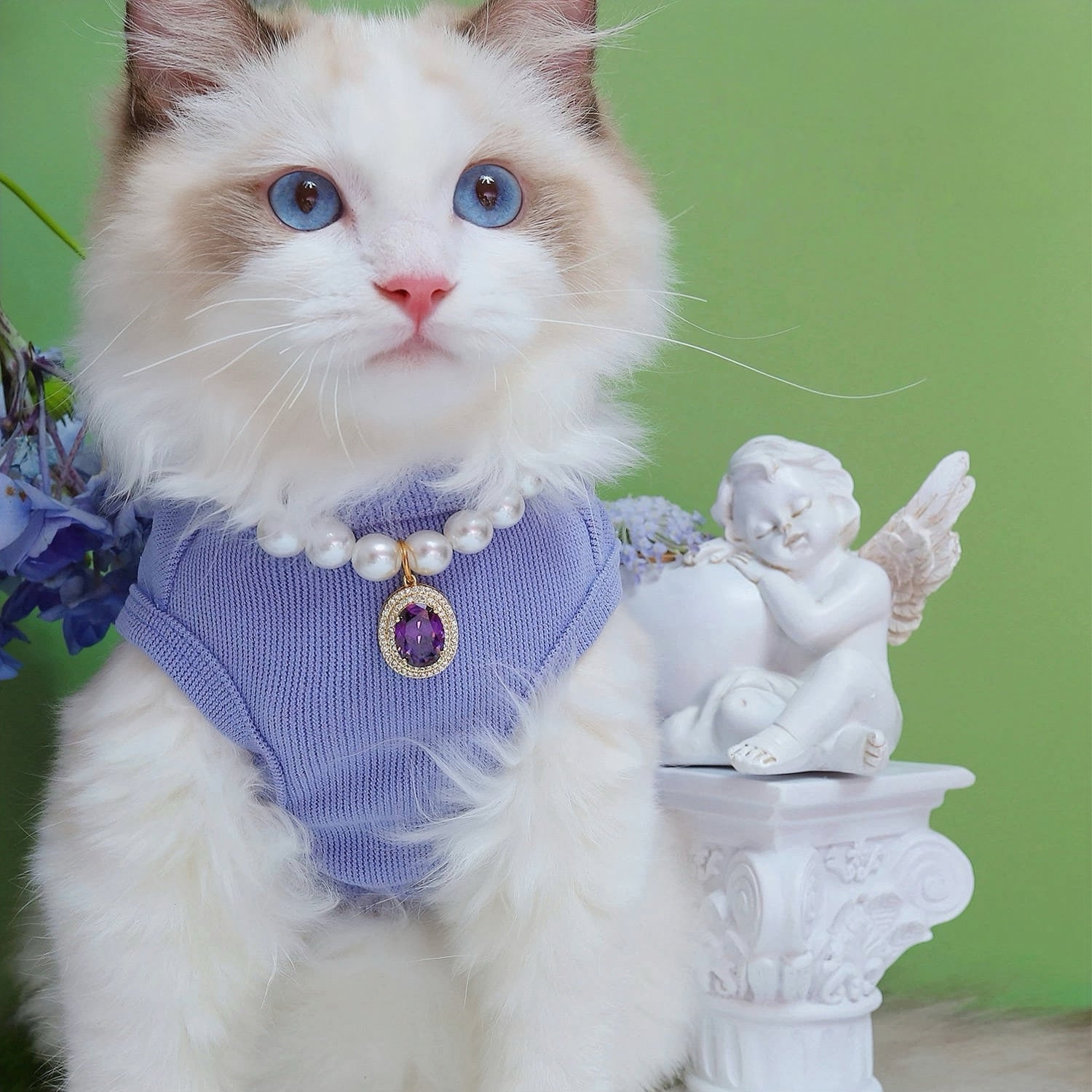 Pearl Series - Gemstone Pendant Necklace
