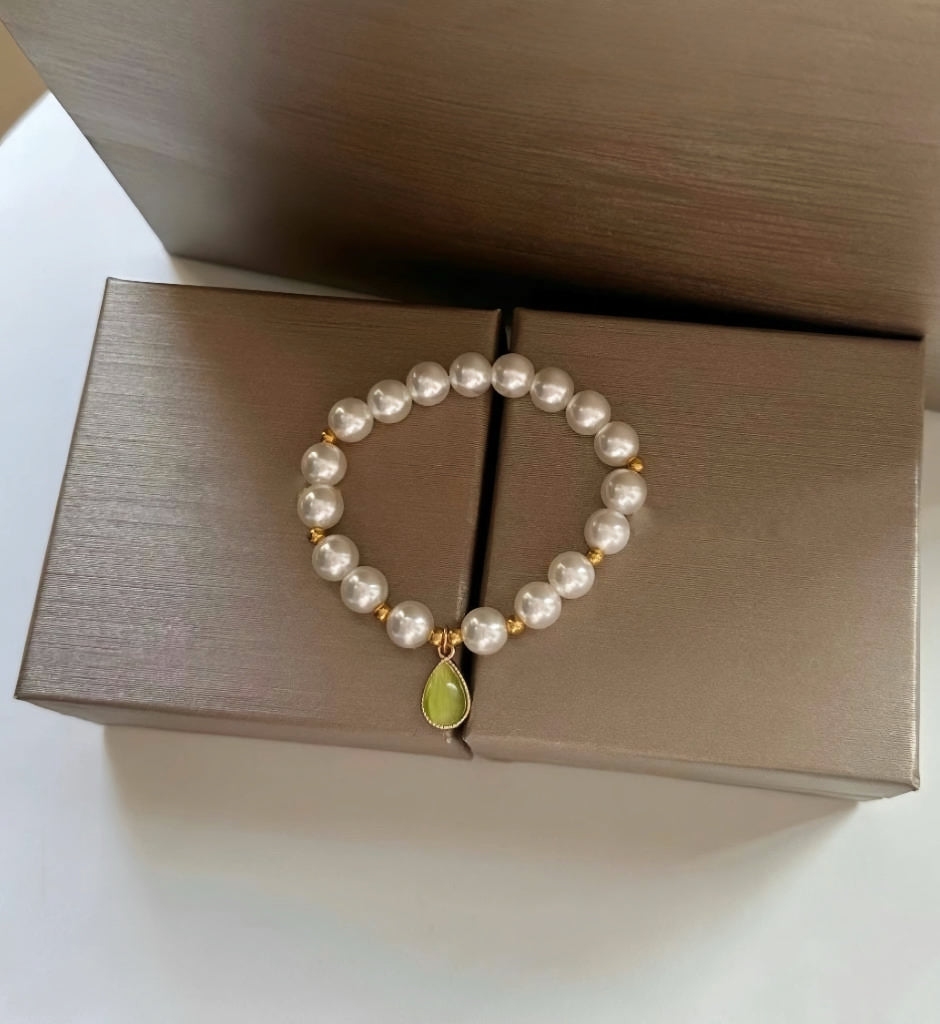Pearl Series - Waterdrop Gemstone Pendant Necklace