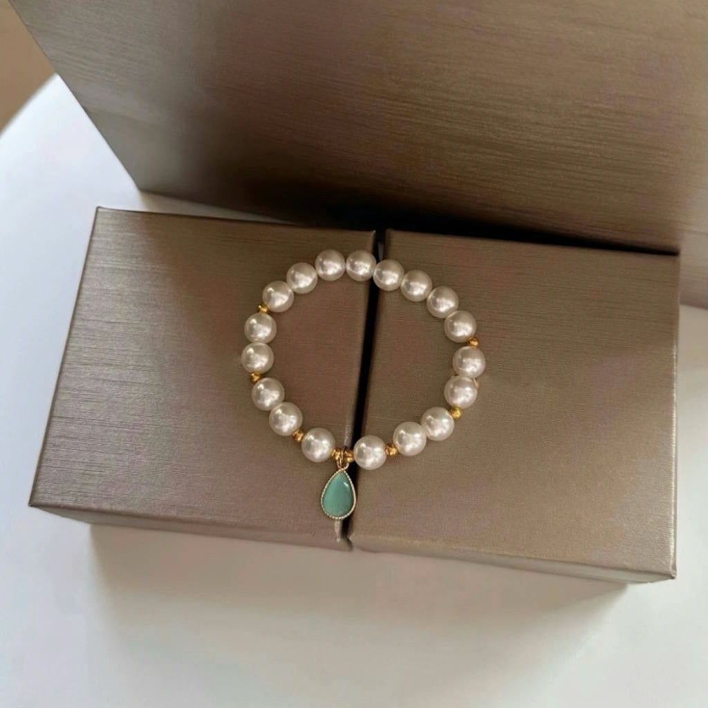 Pearl Series - Waterdrop Gemstone Pendant Necklace