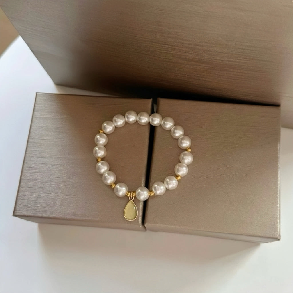 Pearl Series - Waterdrop Gemstone Pendant Necklace